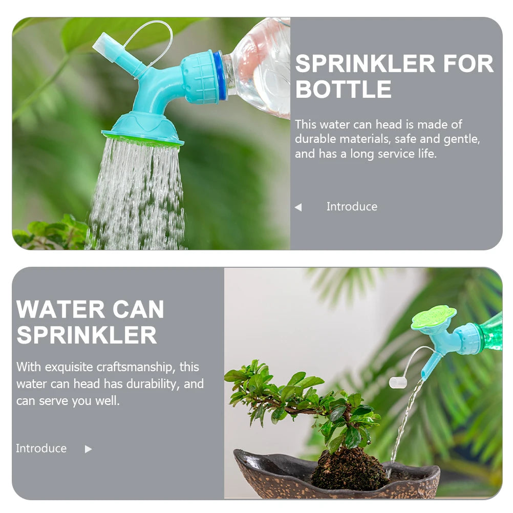 3pcs Watering Can Head For Flower Bonsai Garden Durable Plastic Spray Sprinkler Cap For Water Bottles Sprinkler