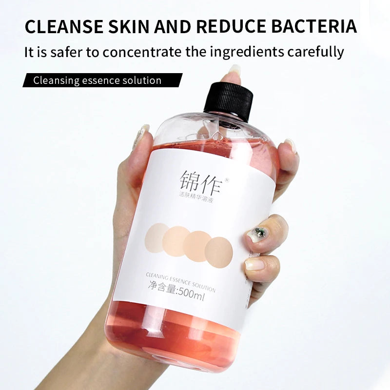 Tattoo Skin Cleansing Essence Solution Deep Cleansing Moisturizing Deep Cleans Skin Oil and Prevents Bacteriafor All Skin Types